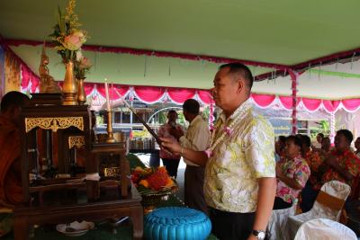 โครงการจัดกิจกรรมรดน้ำขอพรผู้สูงอายุ ประจำปี 2562
